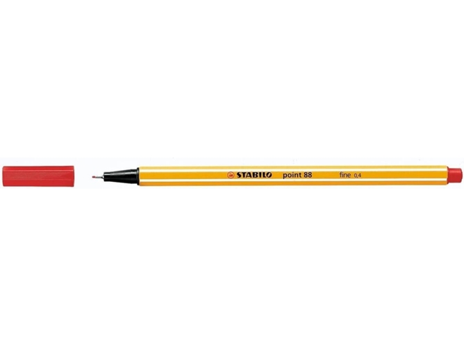 Bolígrafo Fineliner STABILO Point 88 Punta Fino (Rojo)