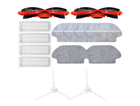 Accesorios para Xiaomi Mijia Robot aspirador Styj02Ym Aspiradora Robótica cepillo central filtro Cepillo Lateral