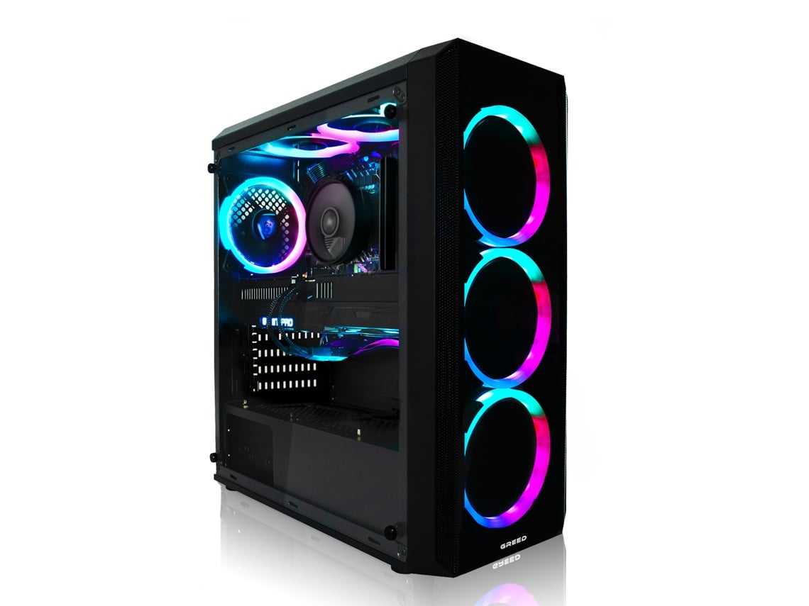 PC Gaming / Desktop - Greed MK2 – AMD Ryzen 7 5700X + RTX 5060 Ti - 32GB RAM DDR4 - 1TB SSD - WiFi - Windows 11 Pro