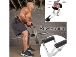 Barra En T Para Polea De Cortapelos, Entrenamiento De Espalda, Desarrollo Muscular, Agarre Cómodo, Gimnasio, Fitness