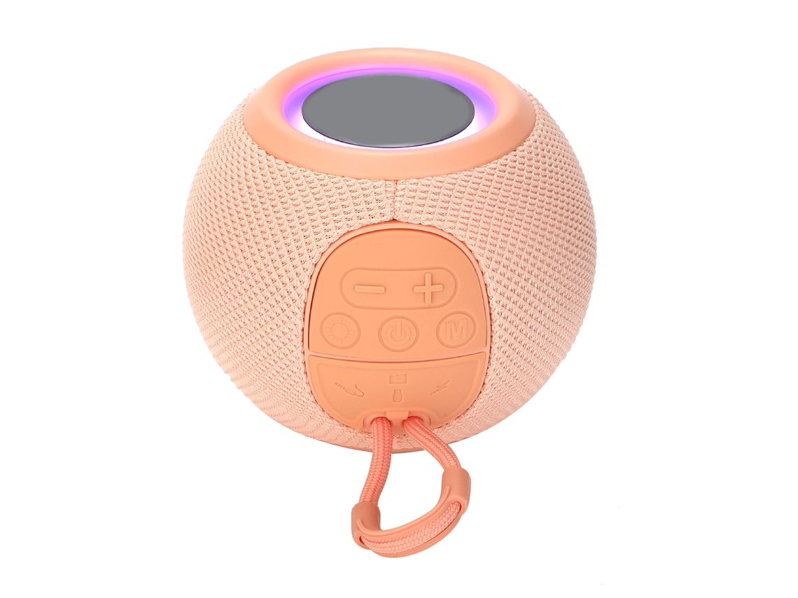 Caixa de Som Bluetooth Sem Fio EOOCOO (subwoofer com Luz Colorida)