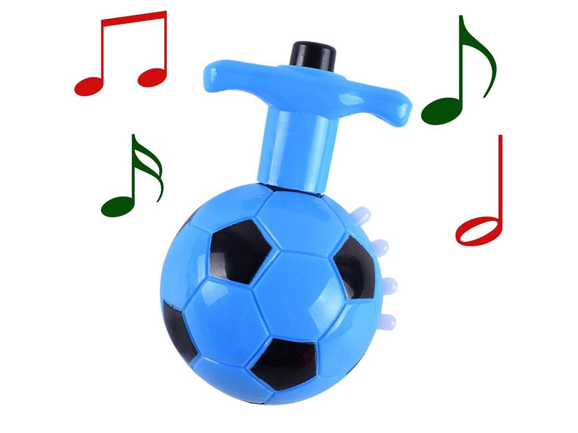 Ats-juguete De Rotación De Dedo Eléctrico Con Led, Luz Flash Y Música, Juguete De Fútbol Para Niños