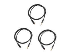 Cable De Extensión Para Auriculares Your Audio De 3 Piezas, 5 Conectores Macho A Hembra, 1 Metro