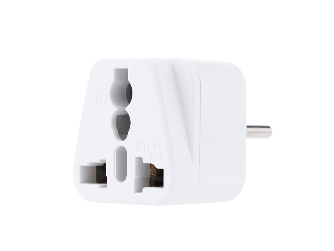 Adaptador (enchufe Estadounidense A Enchufe Europeo, Material De Lámina De Cobre)