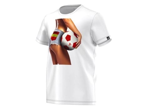 Camiseta de Hombre ADIDAS Abanico España (XL)