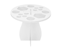 Rosewell - Soporte multifuncional para brochas de maquillaje, 14 agujeros, color blanco