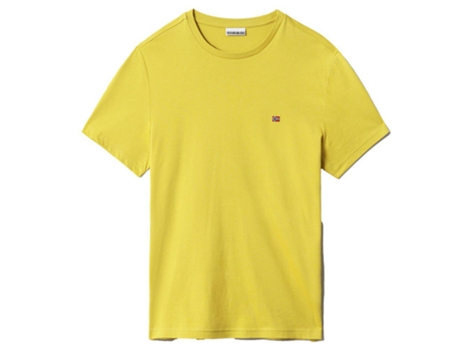 Camiseta de Hombre NAPAPIJRI Salis Sleeve Amarillo