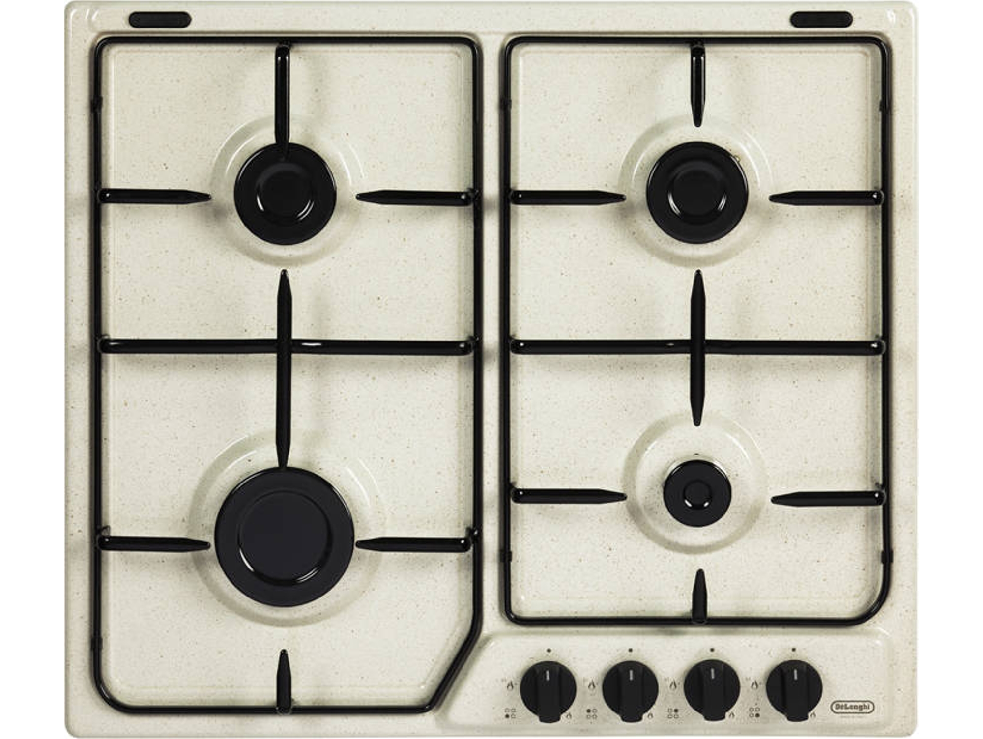Placa de Gas DELONGHI SF 46 ASV (Gas Butano-propano - 58 cm - Crema)