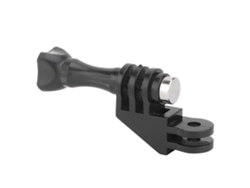 TRUYUETY Adaptador Ajustable con Soporte de Codo 90 Grados con Tornillo para Cámara Gopro Hero 9 8 7 6 5