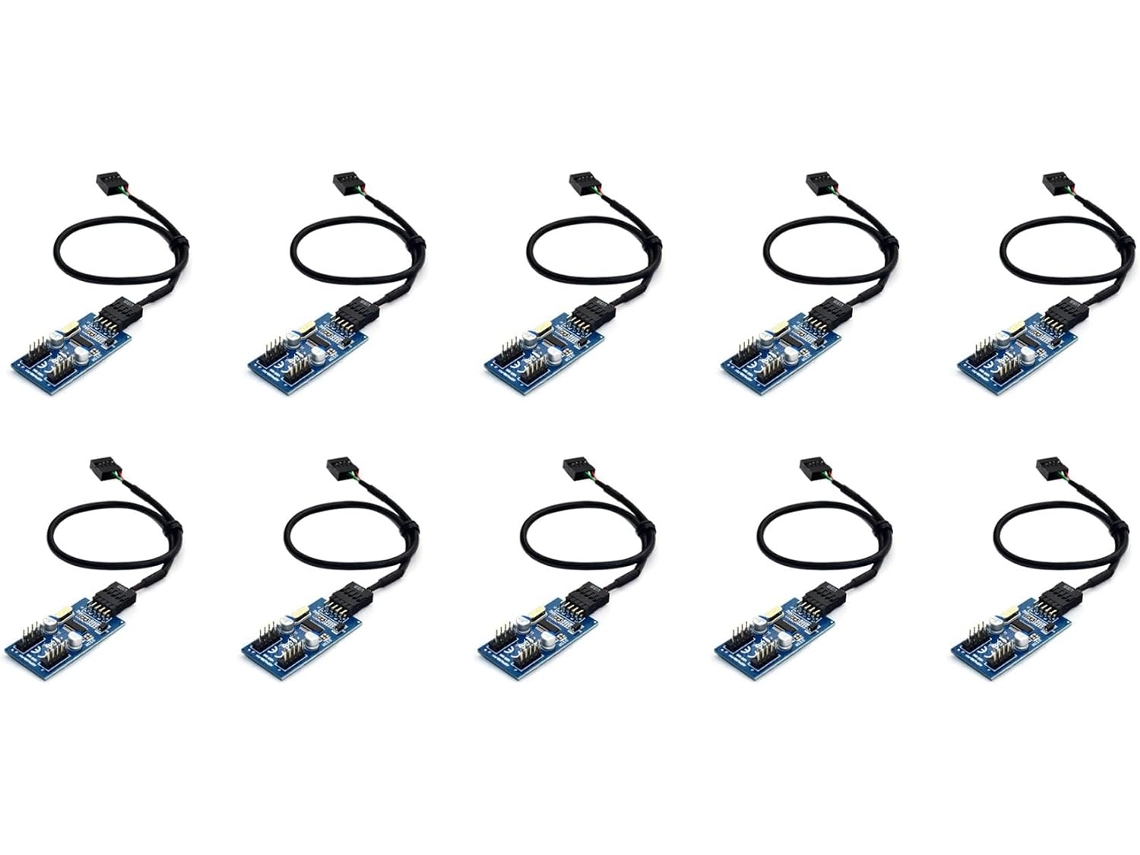 Tarjeta De Extensión De Escritorio Con Conector Usb Macho De 9 Pines (1 A 2/4)