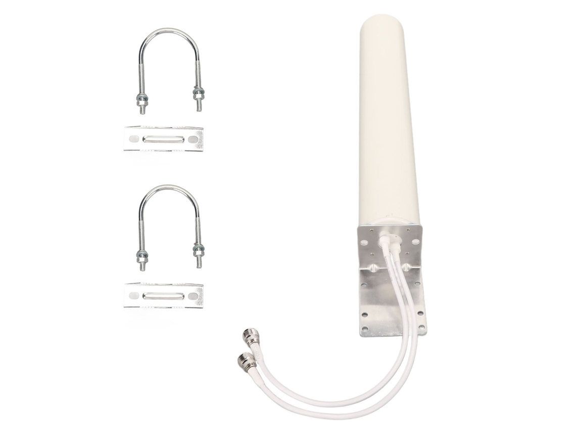 Antena Omnidireccional Exterior 4g/5g De 18 Dbi Y 100 W, Resistente Al Agua, Para Entornos Marinos Y Exteriores.