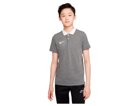 Polo de Niño para Fútbol NIKE Dri Fit Park Gris (12/13 Años)