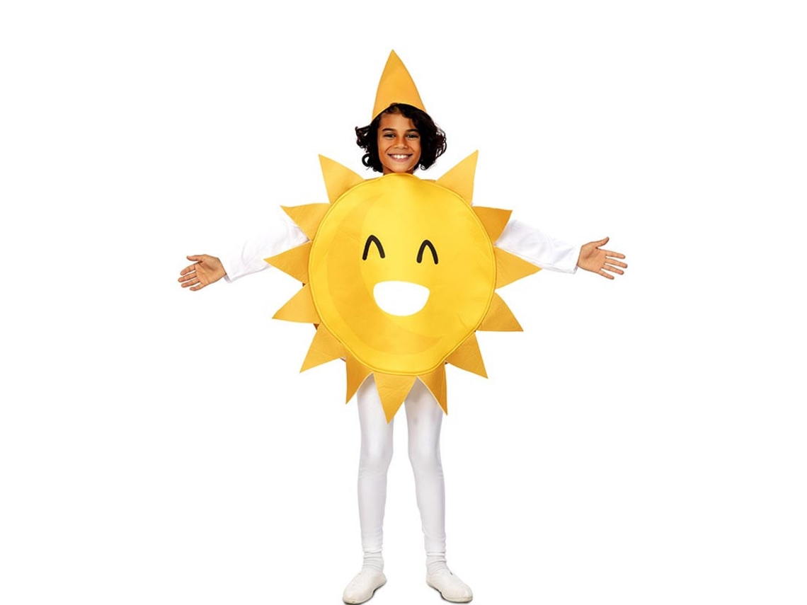 Disfraz de Sol Sonriente con gorro para niño
