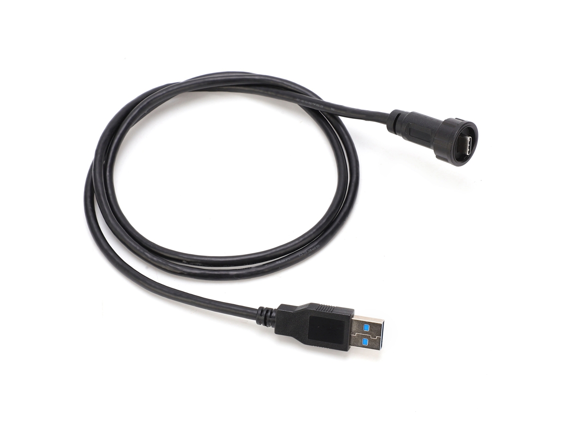 2026-conector Usb Impermeable Hembra Panel Montaje Industrial E10tpcbam/u3am(0.5m)