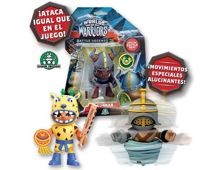 Figura de Acción GIOCHI PREZIOSI World of Warriors Deluxe - Gunnar