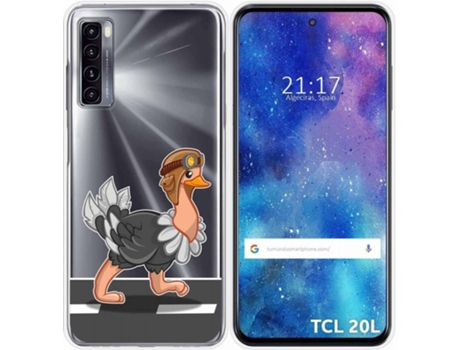 Carcasa TCL 20L / 20L+ TUMUNDOSMARTPHONE Avestruz Multicolor