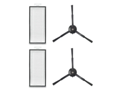 Para xiaomi stone q7 max robot triangular black side brush + filter