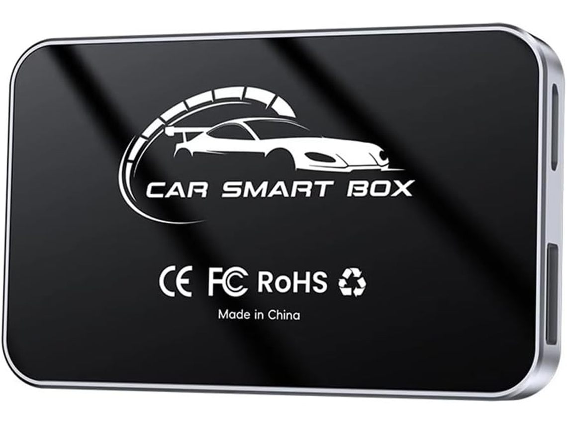 Mini caja para coche SFUSHOS con adaptador CarPlay y Android Auto (4+32 GB)