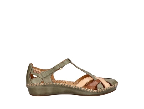 Sandalias de Mujer PIKOLINOS Vallarta Taglia Uk Piel Verde (40)
