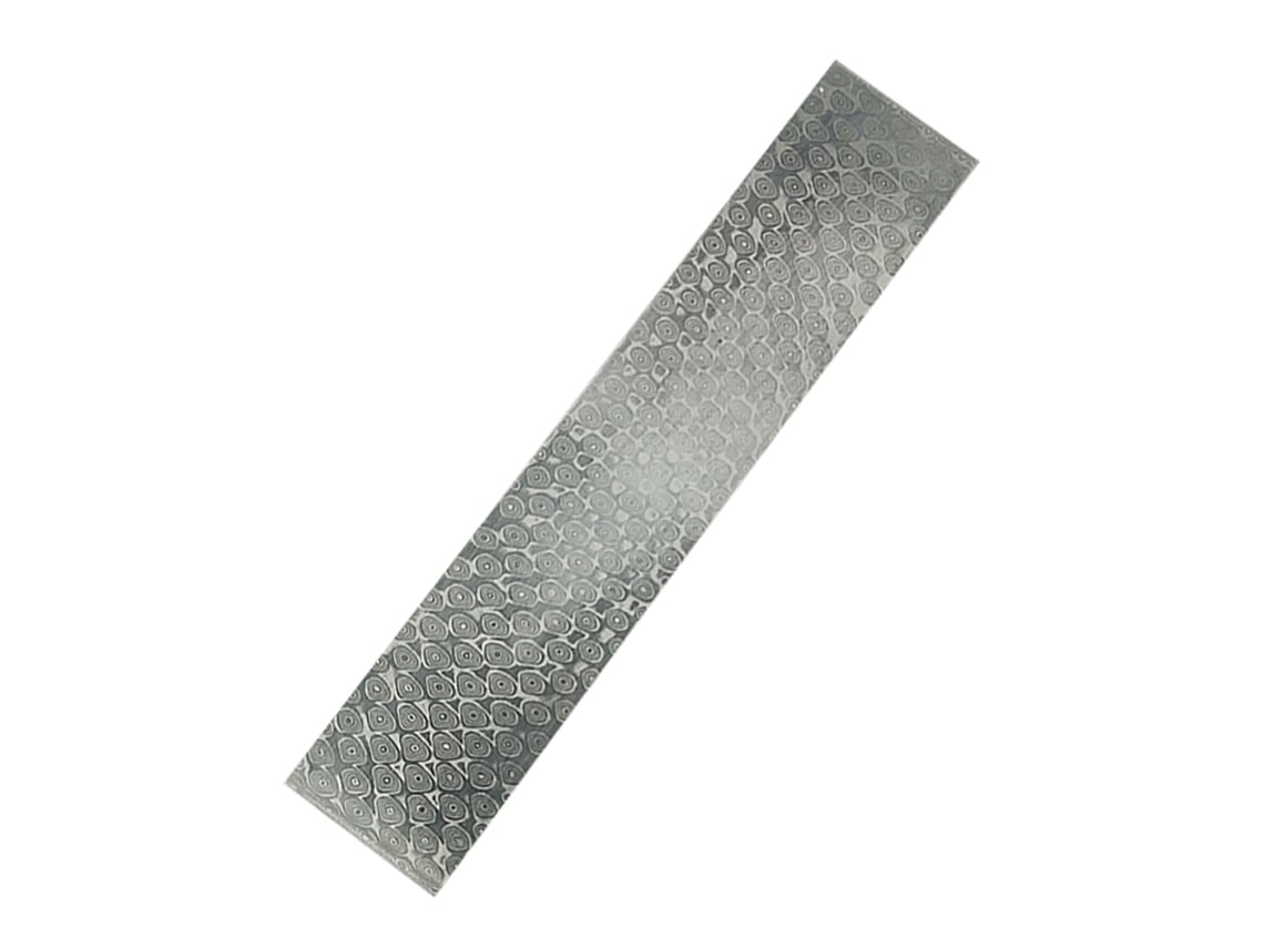 Barra De Acero De Damasco De 160*30*3 Mm, Acero Conformado Para Material De Corte De Bricolaje, Forjado, Templado Y Liso.