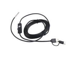 Endoscopio Impermeable De 3,9 Mm Para Android Tipo C Hd Con Cable De 3,5 M Y 6 Led Ajustables.