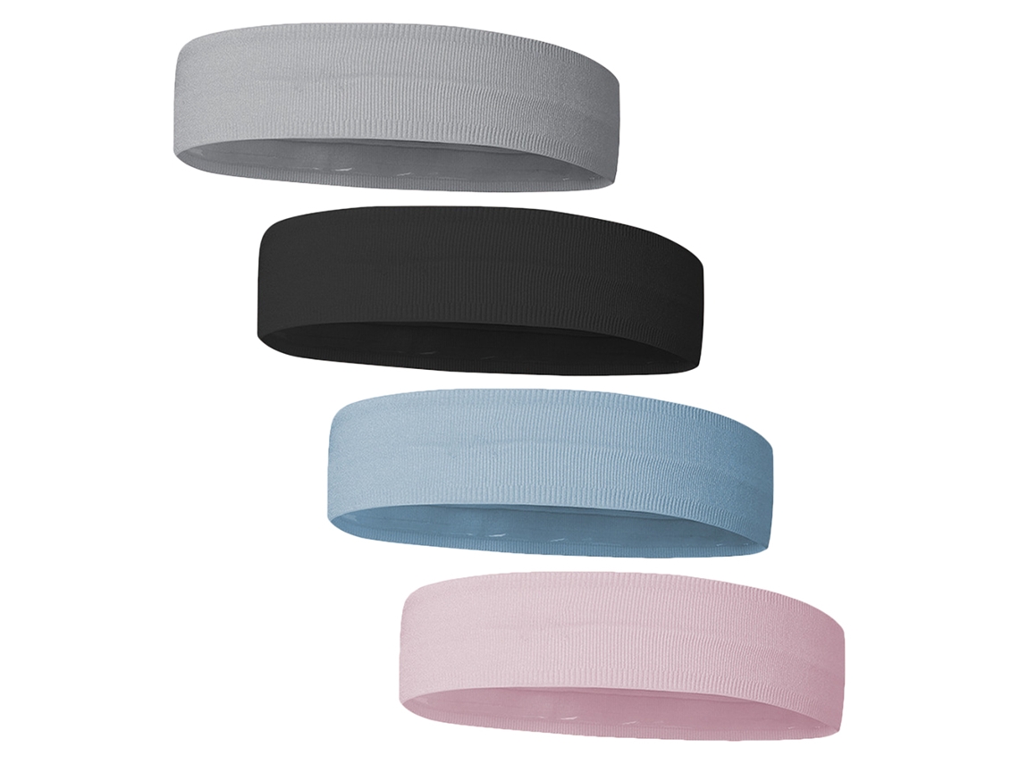 4 Diademas Deportivas Antideslizantes De Seda Helada Para Yoga, Correr, Ciclismo Y Fitness.