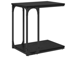 Maison Exclusive - Mesa Lateral Roble Negro 50 X 35 X 52 Cm Madera De Ingeniería