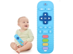Mordedor Bebé Mando A Distancia Chrui 3-24 Meses Alivio Encías Silicone (azul)