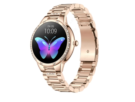 Reloj inteligente con llamada de voz para mujer, reloj personalizado con pantalla, Monitor de salud y deportes, pulsera, reloj inteligente resisten...