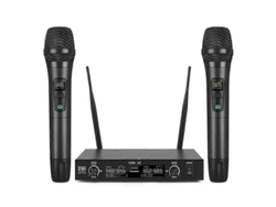 Micrófono inalámbrico Xtuga UHF 2 micrófonos Host Chaberlu