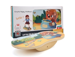 Prancha De Equilíbrio Para Crianças Brinquedo De Integração Sensorial Educação Física Jogo Com Urso