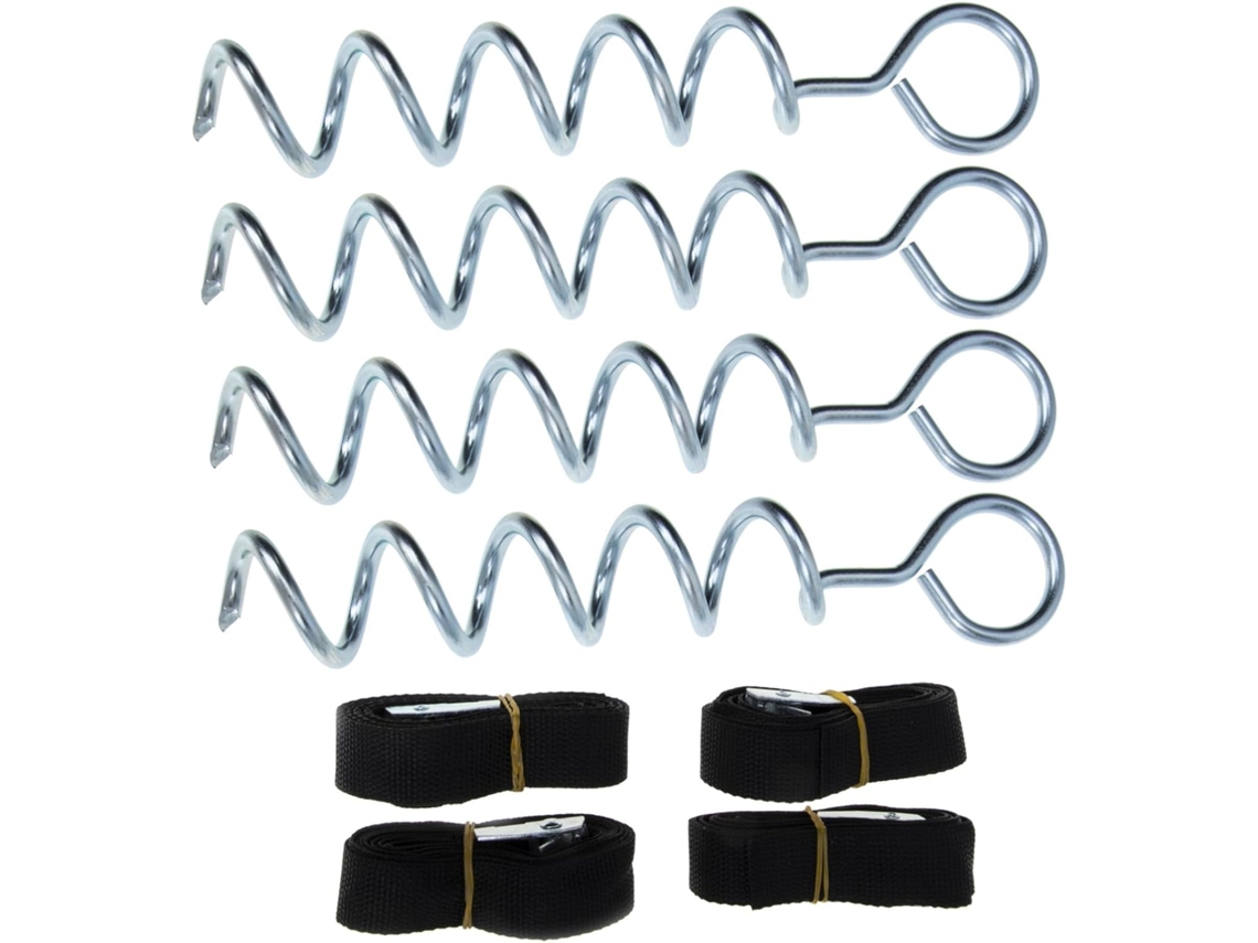 Estaca Espiral Resistente Para Tienda De Campaña Y Anclaje Al Suelo.