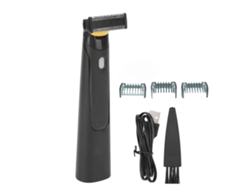 Trimmer Eléctrico Unisex Cabeza Lavable En Forma De T 3 Peines Guía Afeitadora Depiladora