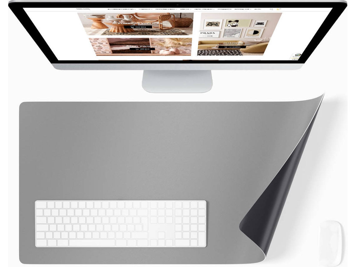 Base para Mesas de Trabajo HOME & LIVING Claro Gris (40x80 cm)