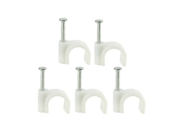 200 Clips Redondos Para Cables.
