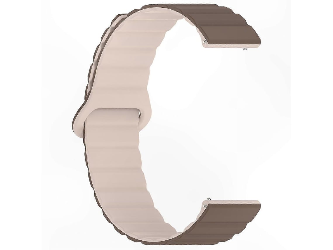 Pulseira De Silicone Magnética De 22 Mm Para Substituição Em Rastreadores De Fitness E Smartwatches.
