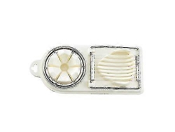 Cortador de huevos multifuncional 2 en 1 de acero inoxidable para frutas y huevos en la cocina
