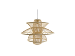 Lampara Techo Bambú Natural 50x50x37cm