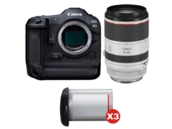 Canon EOS R3 + RF 70 200mm F/2.8 L IS Usm + 3 Canon LP e19 + Libro electrónico “20 consejos para fotos impresionantes”
