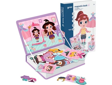 Juguete GIROS Play Libro Magnético Ropas Divertidas (Edad Mínima: 3 Años - 19 x 4 x 40,5 cm)