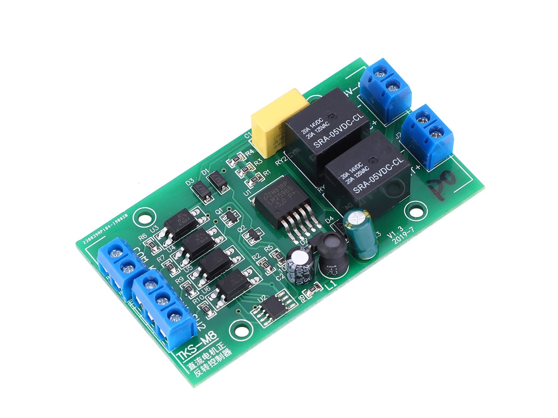 Módulo controlador de motor de CC con alta capacidad de carga de 20 A en sentido horario/antihorario, Automation Supplies