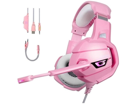 Auriculares Gaming ENZONS Tira envolvente estéreo de 3,5 mm con micrófono de luz LED para teléfonos inteligentes Pc Ps4 Ps Vi
