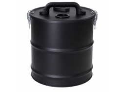 Cubo Colector Polski Metálico Negro 20l Separador Ciclónico Universal Para Aspiradora Y Taller De Carpintería