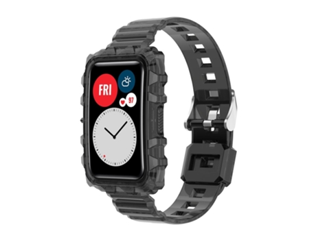 Correa TPU + PU para Huawei Watch Fit/Fit 2/Fit - negro