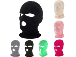 Pasamontañas de invierno para hombre de la marca Fast, con 3 agujeros, de lana cálida, ideal para esquiar, montar en bicicleta y realizar actividades al aire libre.