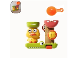 Juguete De Baño Para Bebé Con Forma De (pato) Y Ventosa, Puede Jugar En La Noria Del León.