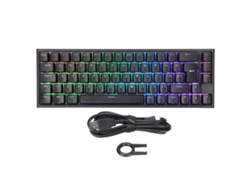 Teclado Mecânico Gamer 68 Teclas Rgb Usb Tipo C Compatível Com Windows E Os X Para Pc E Notebook