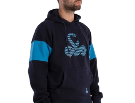 Sudadera con Capucha de Mujer para Béisbol SUPERDRY Cremallera Essential Azul (S)