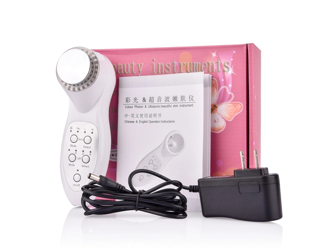 Masajeador Facial Ultrasónico Multifuncional De Microcorriente Ems Para El Cuidado Y Masaje De La Piel.
