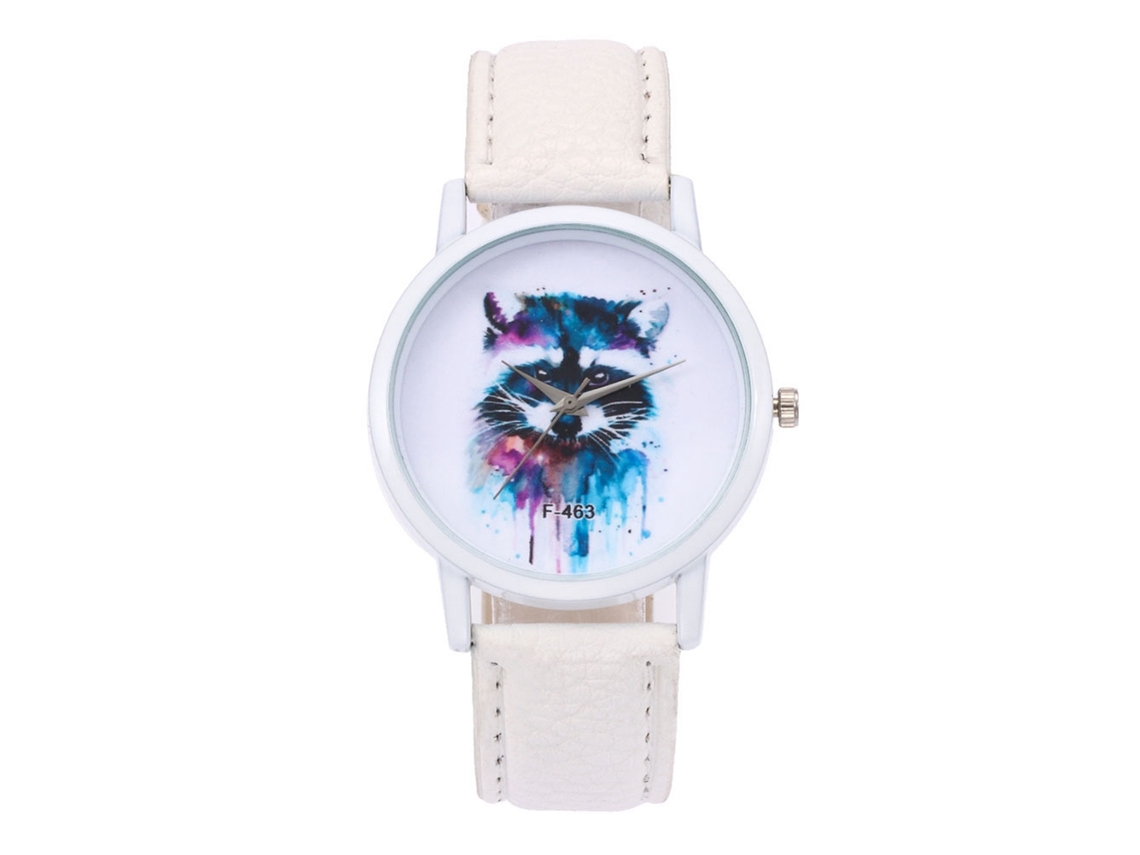 Reloj De Pulsera Casual De Cuarzo Para Mujer Zhoulianfa Con Correa De Cuero Sintético Blanco.